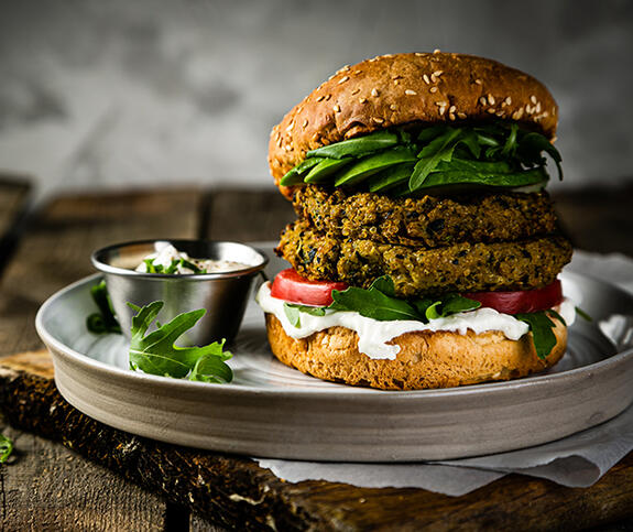 Vegetarischer Burger